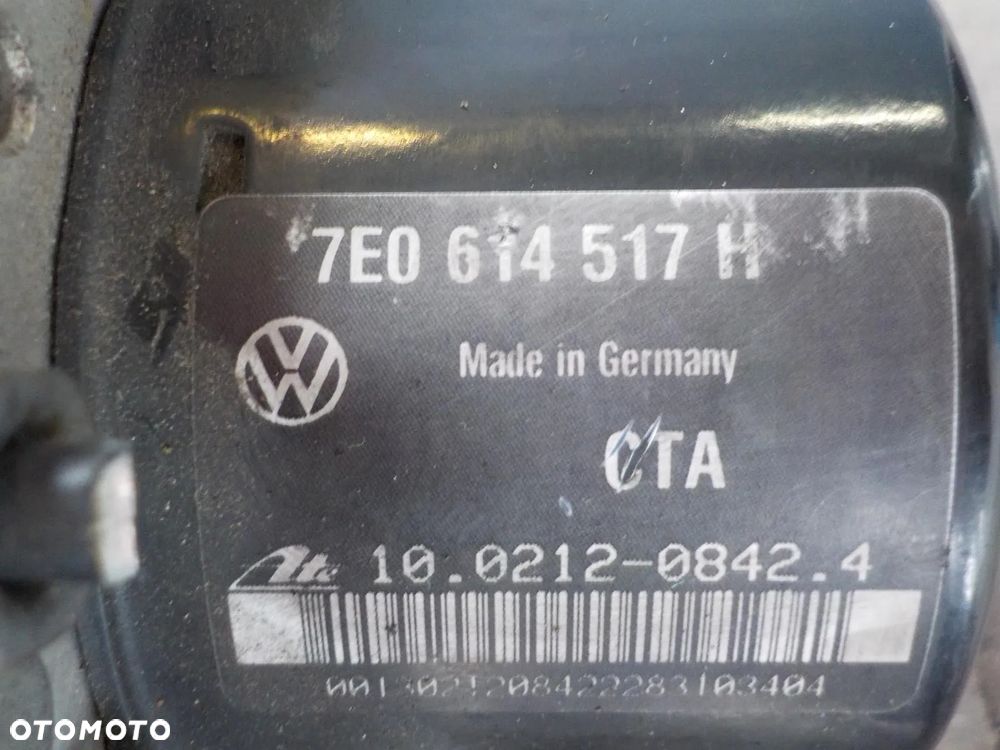 VW T5 POMPA MODUŁ ABS 7E0614517H 7E0907379K - 3