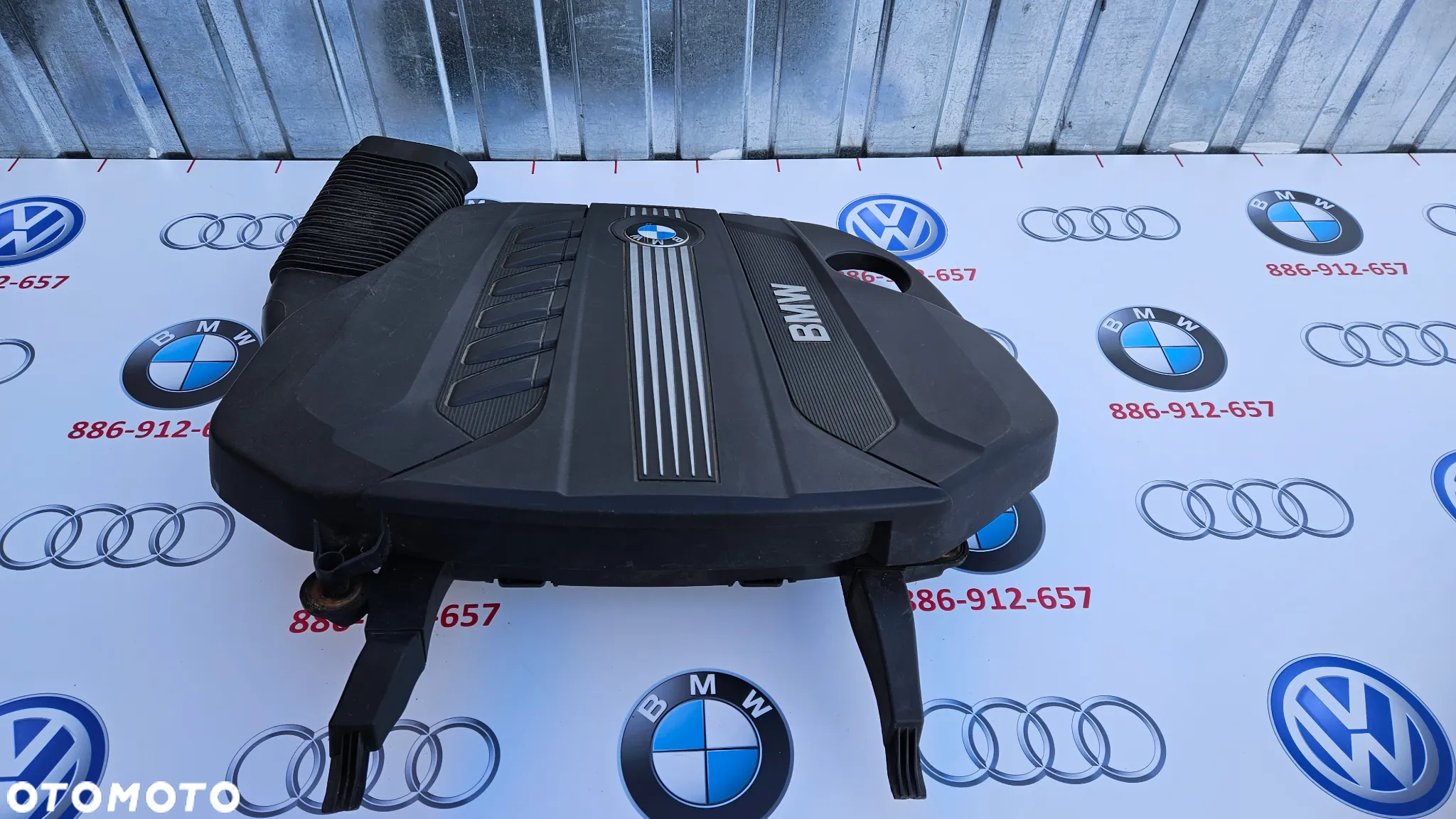 BMW X5 E70 LCI X6 E71 LCI 3.0D N57 Kompletna górna osłona silnika z dolotem filtrem 7812061 7812063 - 9