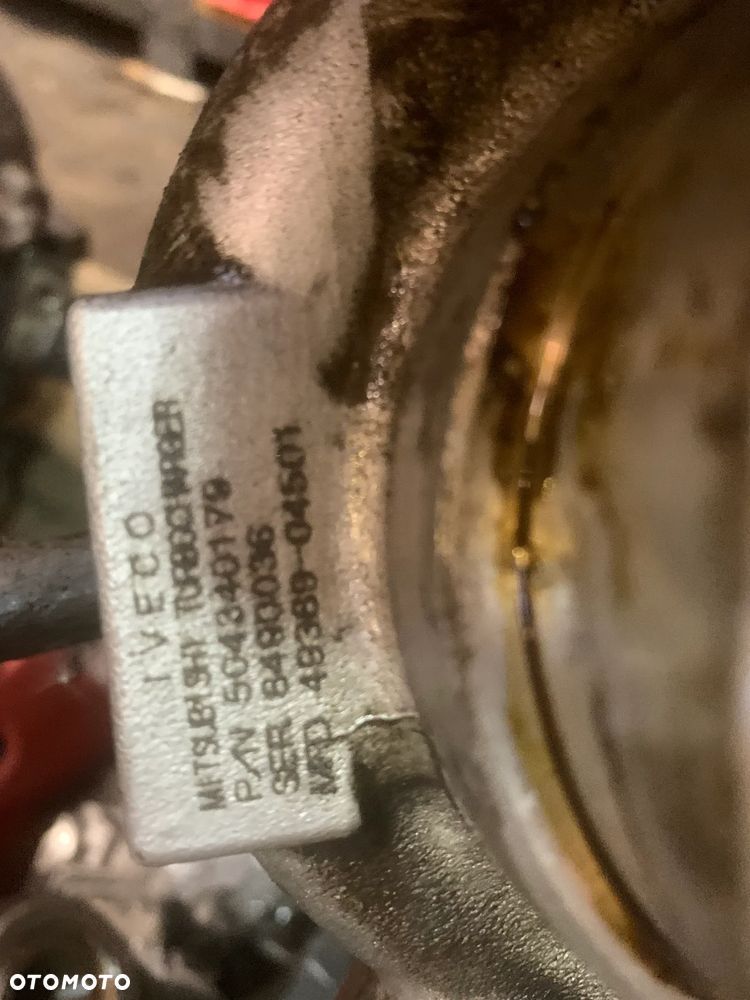 IVECO DAILY 3.0 CNG TURBOSPRĘŻARKA 504340179 kolektor - 2