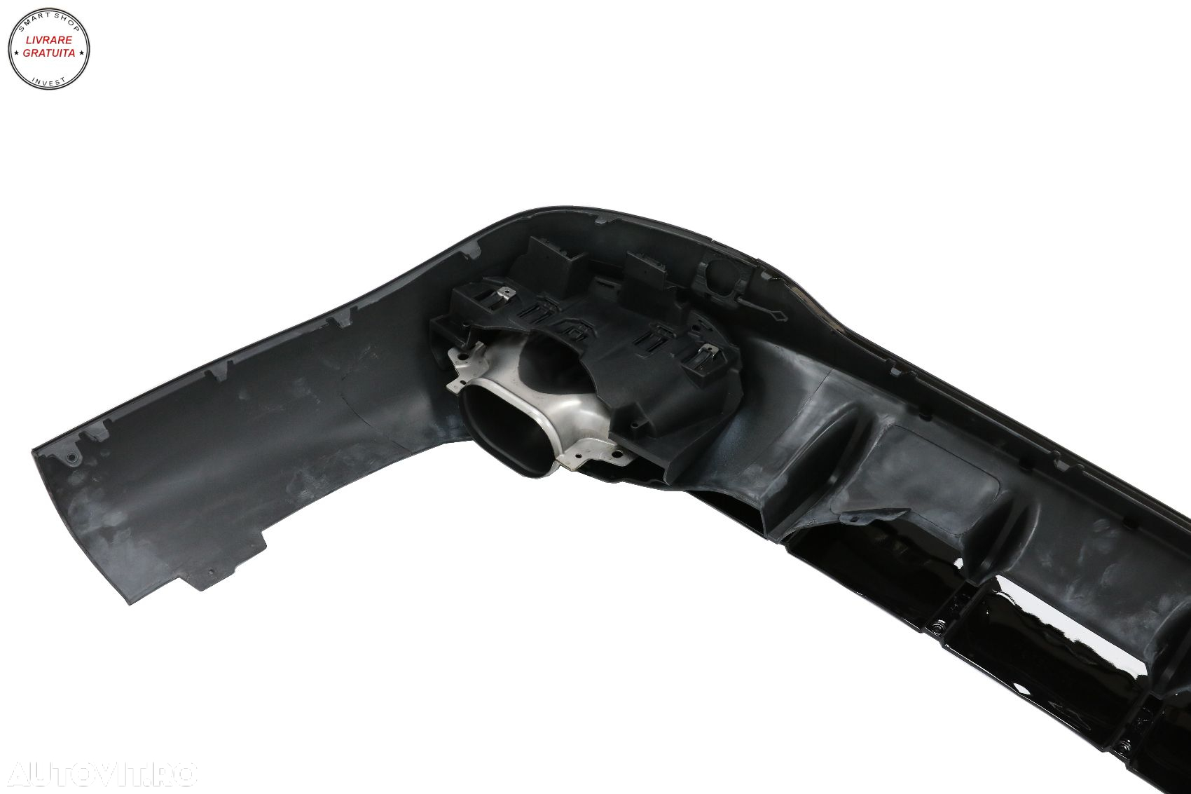 Difuzor Bara Spate cu Ornamente Evacuare Mercedes CLA X118 Shooting Brake C118 Cou- livrare gratuita - 7