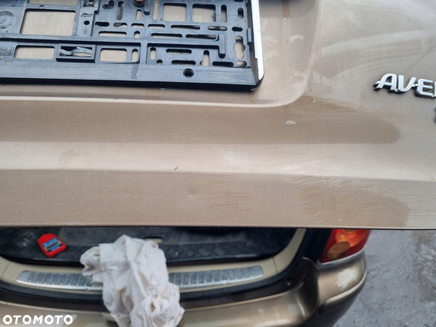 TOYOTA AVENSIS II T25 03-06 2005 r. KOMBI 4Q9 KLAPA TYLNA BAGAŻNIKA - 12