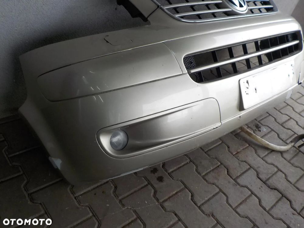 VW T5 03- MULTIVAN ZDERZAK PRZÓD PRZEDNI + SPRYSKIWACZE LAMP - 10