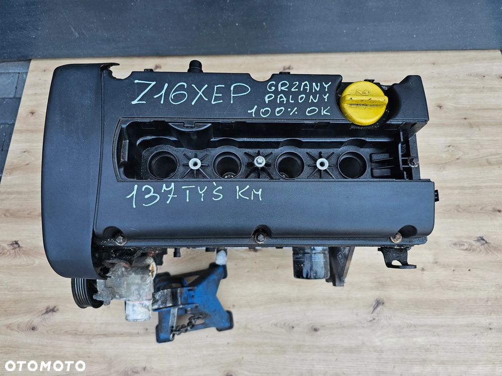 SILNIK SŁUPEK OPEL ASTRA H ZAFIRA B MERIVA A 1.6 Z16XEP 137000KM NIEMCY - 2