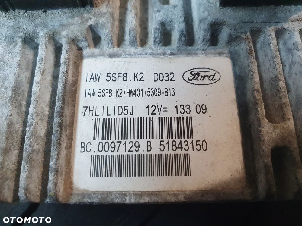 FORD KA MK2 II 1.2 B  sterownik modul silnika 51843150  IAW5SF8K2 - 2