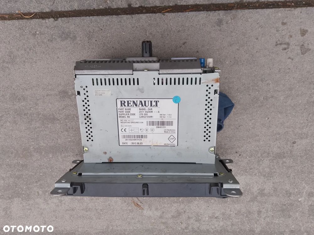 RENAULT CLIO IV WYŚWIETLACZ RADIO NAWIGACJA 281155249R - 5