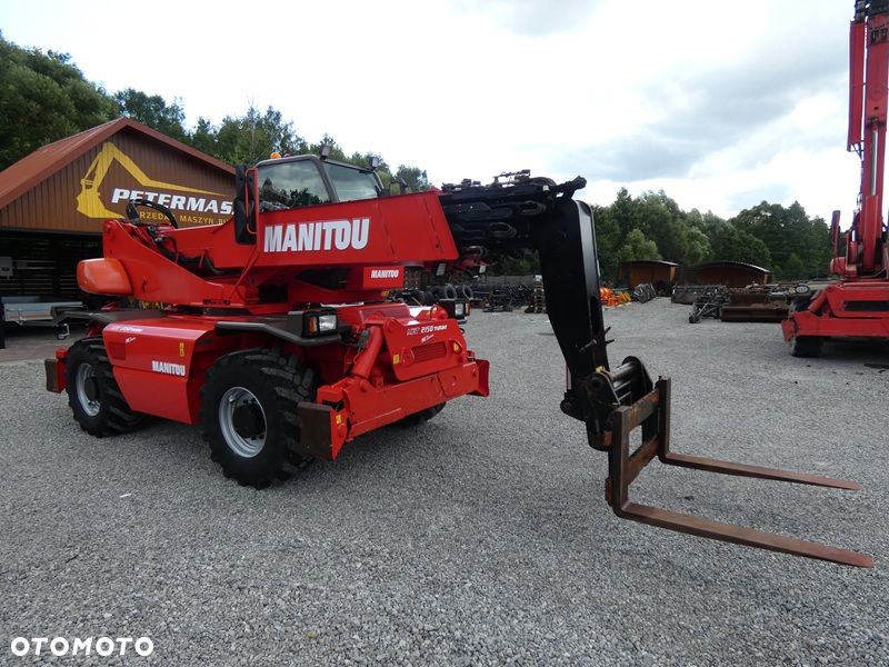 Manitou MRT2150 ROTO / Sprowadzona / Pilot , wciągarka, łyżka + widły / - 8