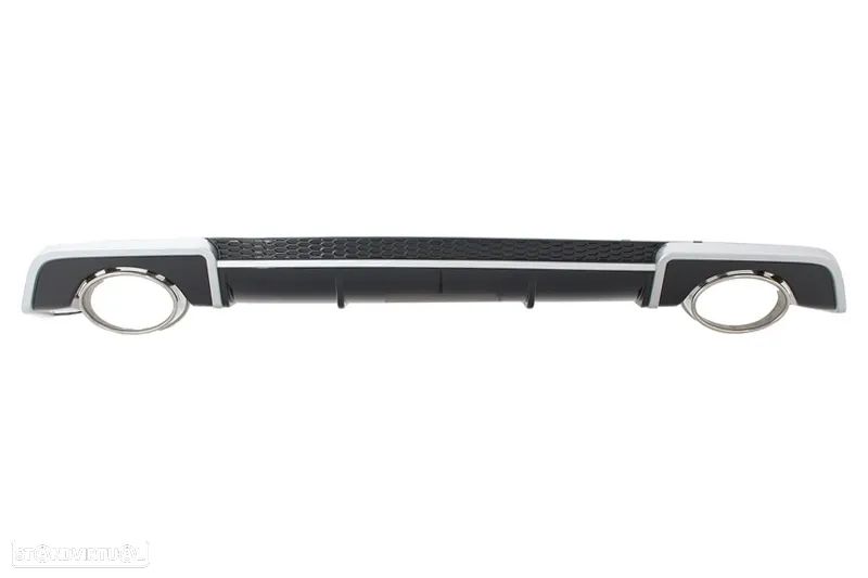 Difusor com Ponteiras Audi A3 8V Sedan / Cabriolé (2013 a 2015) Look RS3 STD - 2