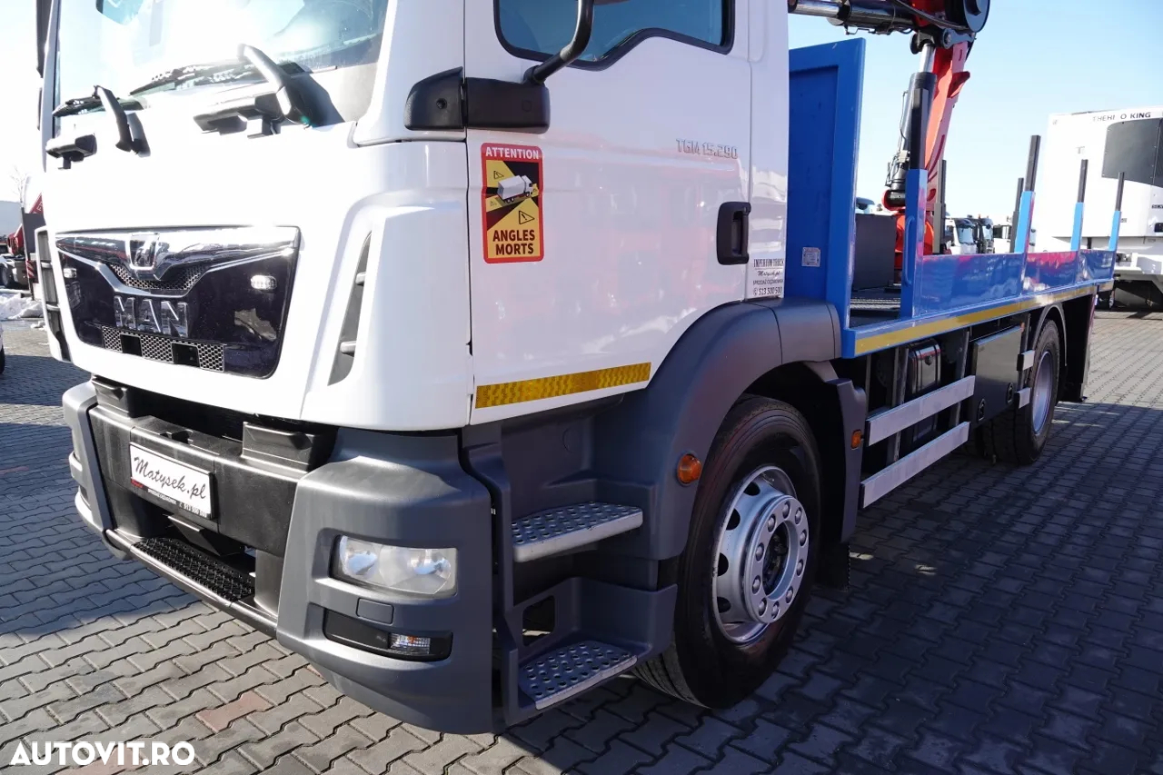 MAN TGM 15 .290 / HDS HC 190 + FORATOR 2 mb / FORMAT / RADIO CONTROL / EURO 6 / MANUAL / 2019 - 6