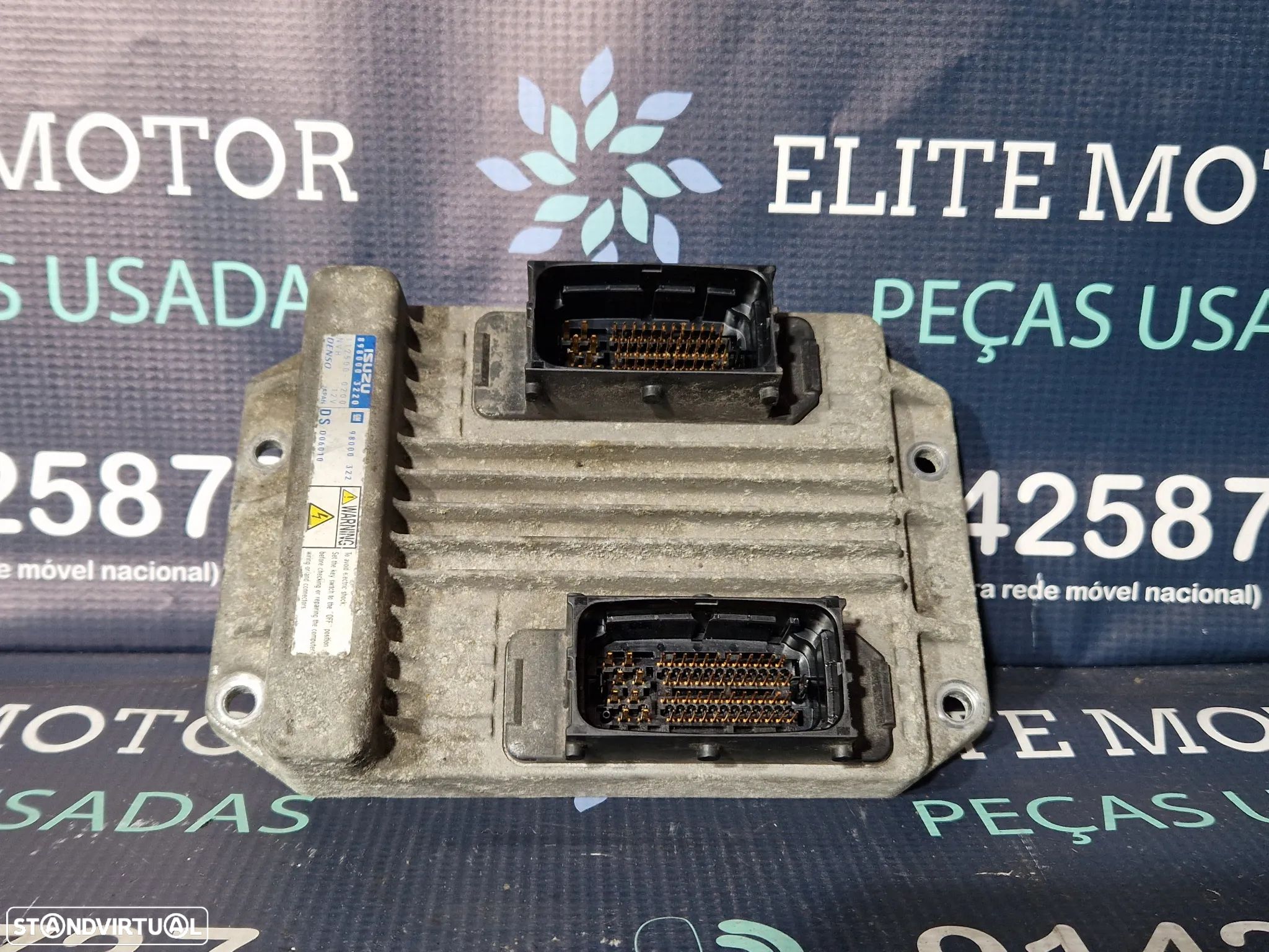 Centralina de motor usada OPEL MERIVA 1.7 CDTI DENSO 112500 0200 / GM 98000 332 Z17DTH - 1