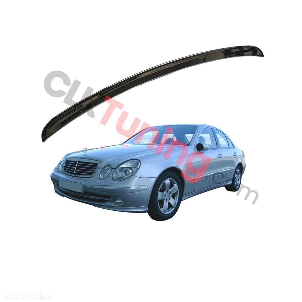 Eleron pentru portbagaj Mercedes E Class W211 negru lucios - 1