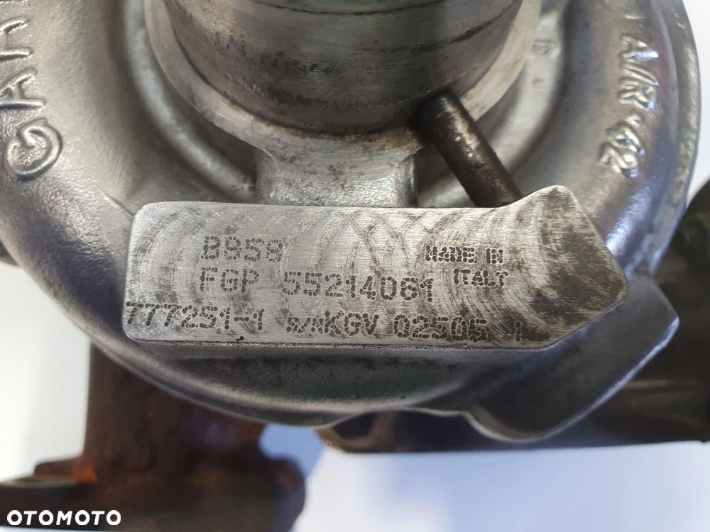 TURBOSPRĘŻARKA Fiat Stilo 1.9 JTD _ turbo 55214061 - 2