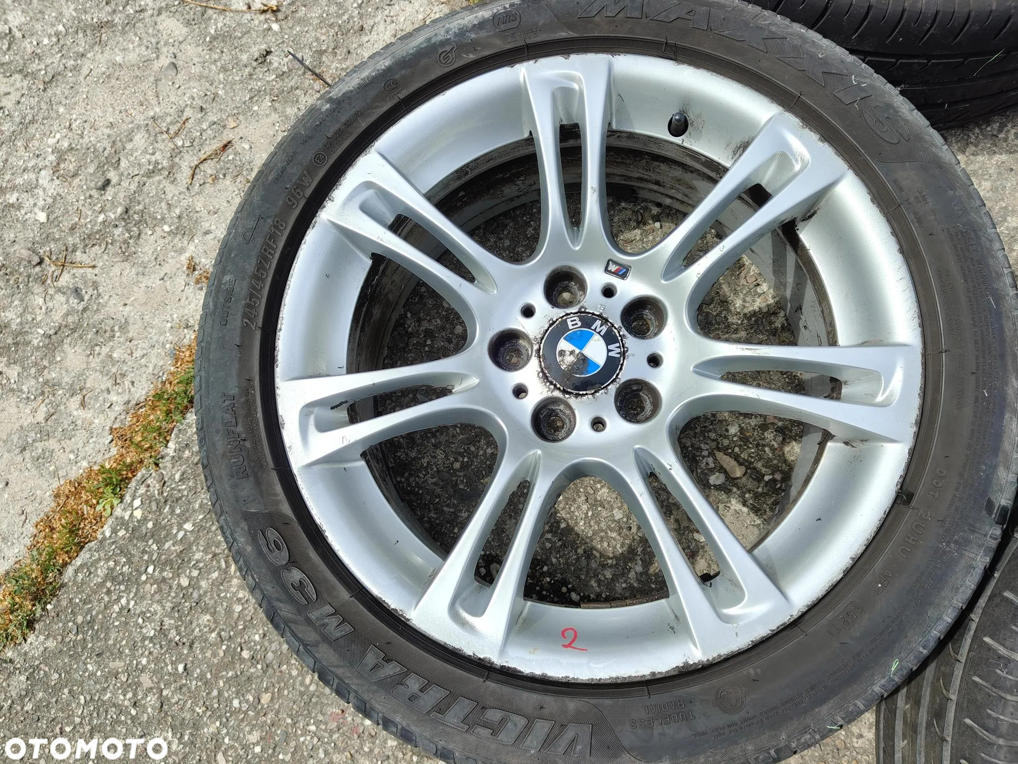 BMW F10 F11 M-pakiet Org Felgi Aluminiowe Alusy KOŁA 5X120 18 Opony 4x 245/45 18 - 9
