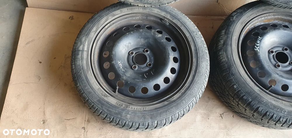 4X Felga stalowa Renault Scenic II 2 4x100 6.5J 205/55 ET49 R16 - 5