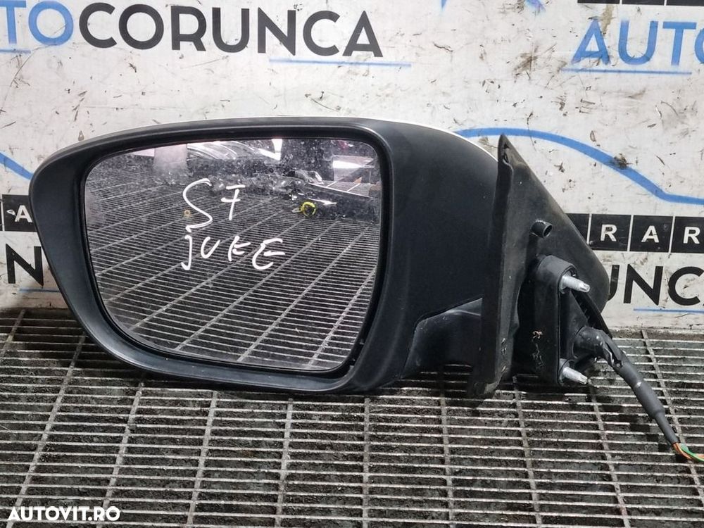 Oglinda stanga Nissan Juke Facelift 2014 - 2018 4 Usi Alb Feaf15 (1257) Fara rabatare - 2