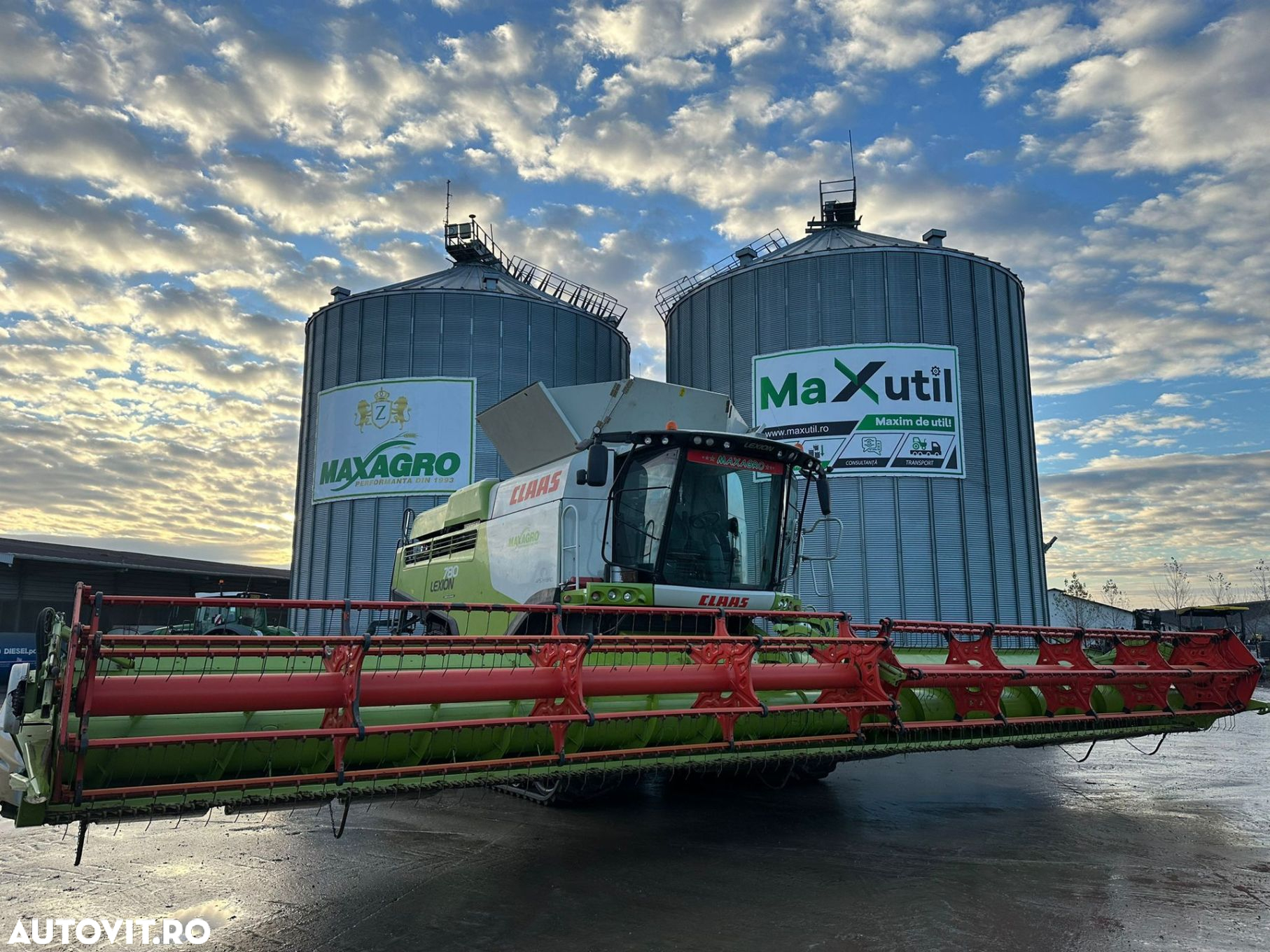 Claas Lexion 780TT Combina Agricola si Heder Vario 1080 - 6