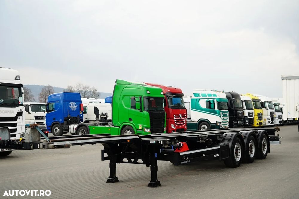 Kögel SEMIREMORCĂ CONTAINER / UNIVERSAL / SPATE EXTENSIBIL / PENTRU TOATE CONTAINERELE - 2