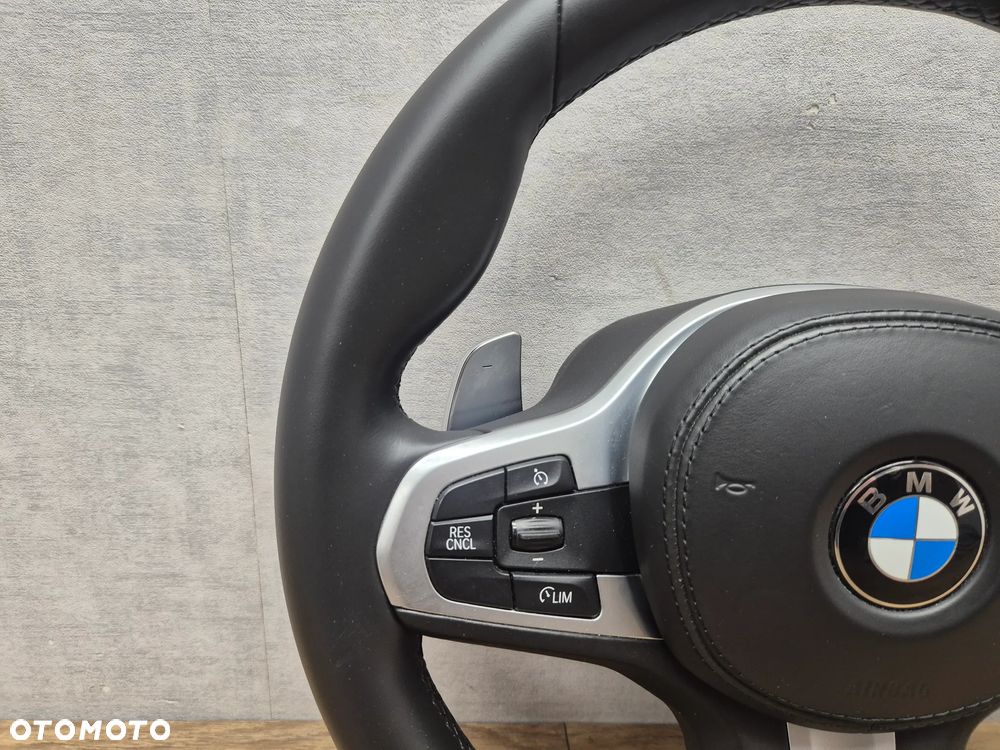 BMW G30 G31 G11 G05 G06 G07 KIEROWNICA M-PAKIET SKÓRA ŁOPATKI TEMPOMAT - 3