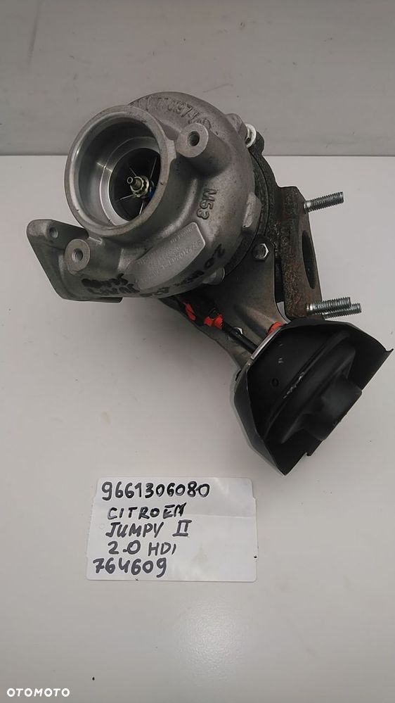 TURBINA 2.0 HDI 2.0 JTD 120KM 122KM SCUDO EXPERT JUMPY PROACE 9661306080 764609 - 6