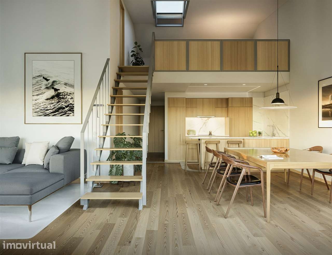 T2, novo nas Condominhas, inserido no Bloco 1 com 78 m2, lugar de gara - Grande imagem: 3/15