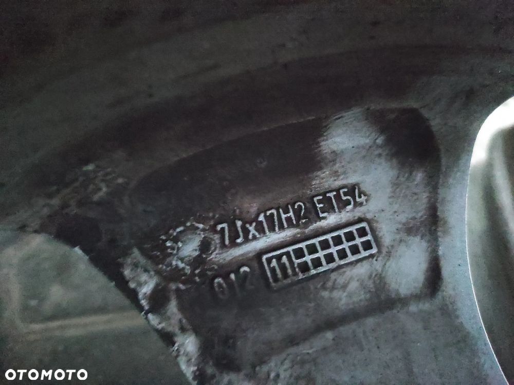 FELGI ALUMINIOWE ALUFELGI KOŁA 5X112 R17 7J ET54 1Z0601025Q SKODA OCTAVIA 2 SUPERB 2 VW AUDI SEAT CAŁE PROSTE WYSYŁKA !!!!!!!!! - 7