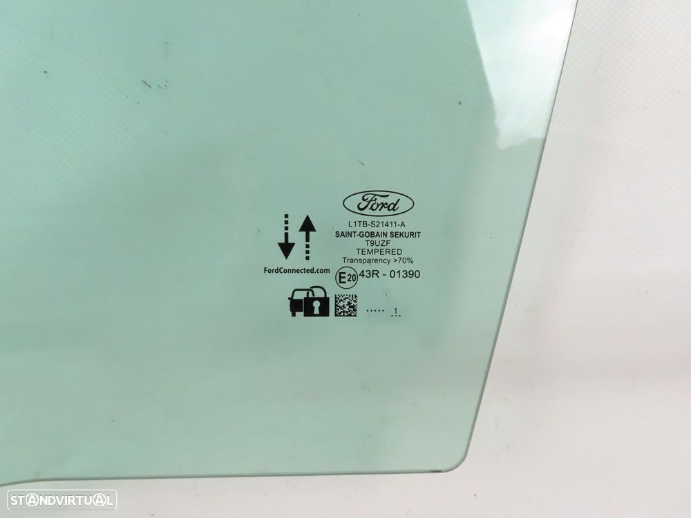 Vidro da porta Esquerdo/Frente Seminovo/ Original FORD PUMA (CF7) - 2