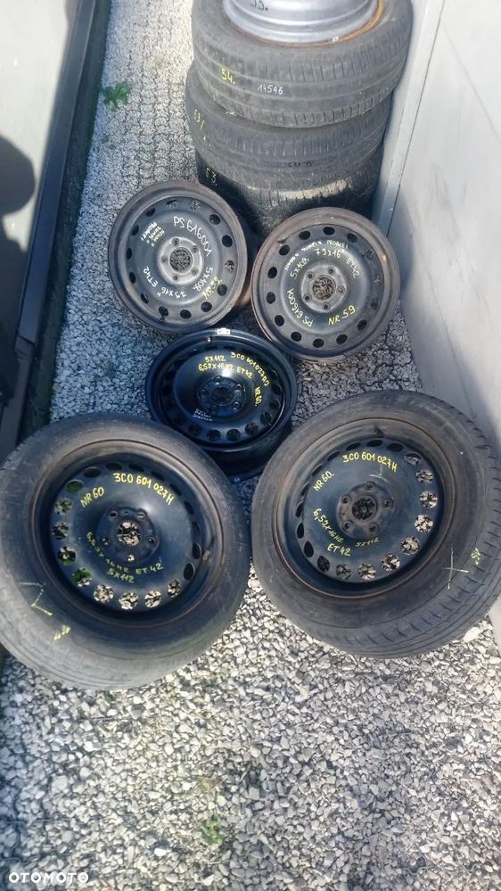 16 CALI  KOŁO / FELGA / OPONA RÓŻNE MARKI STALOWE / ALUMINIOWE / ZIMOWE / LETNIE / WIELOSEZONOWE