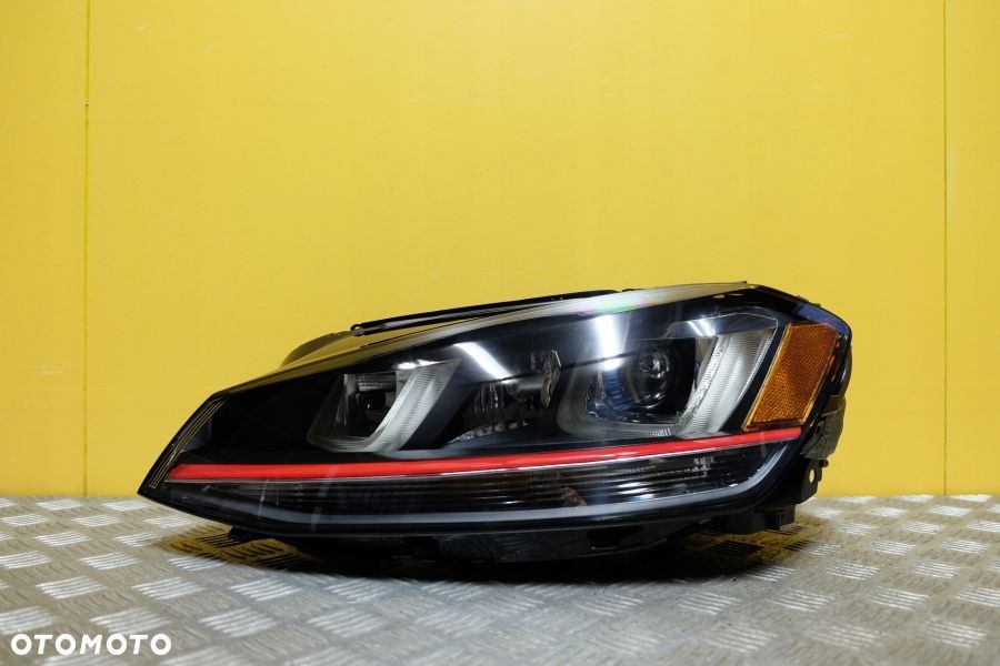 VW GOLF VII GTI 2015- REFLEKTOR LAMPA XENON Z LED LEWA USA - 1