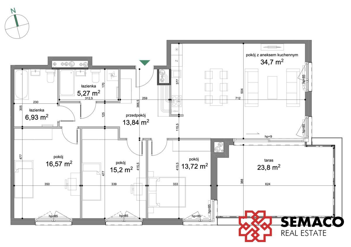 Bronowice| 106.24 m2| Taras| Iii kw 2026 r.