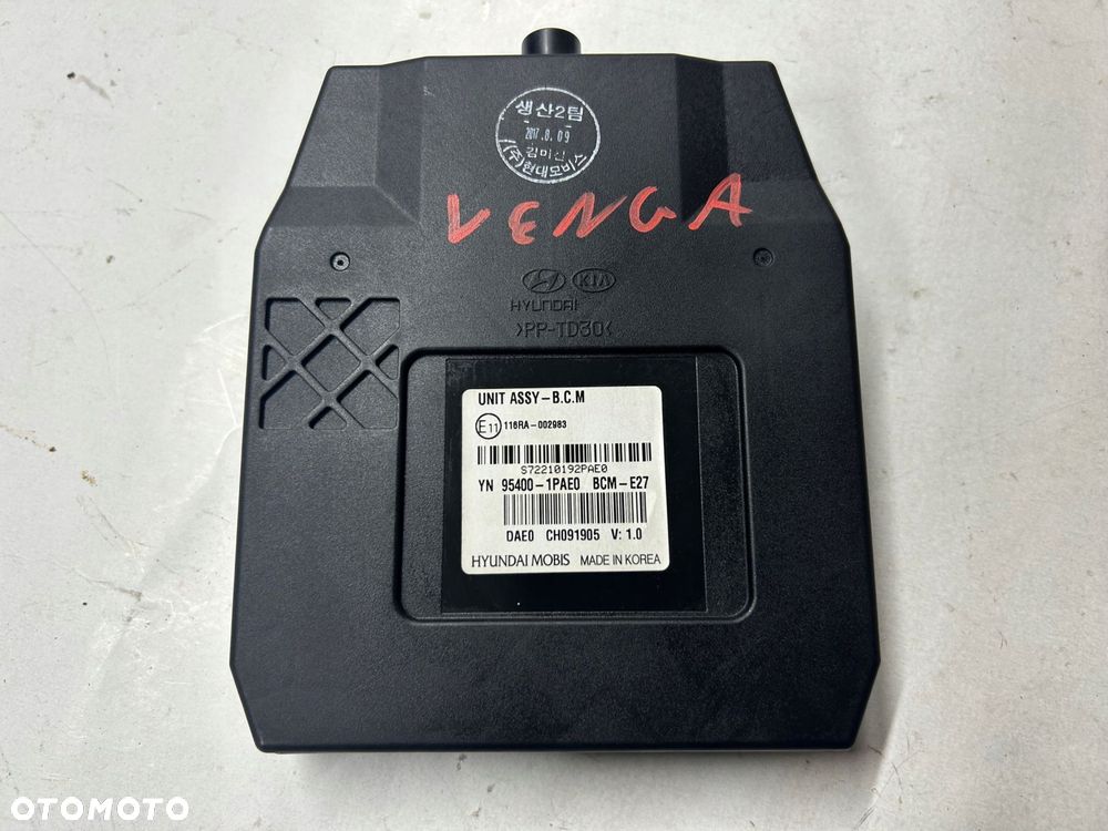 kia venga moduł sterownik bcm 95400-1pae0