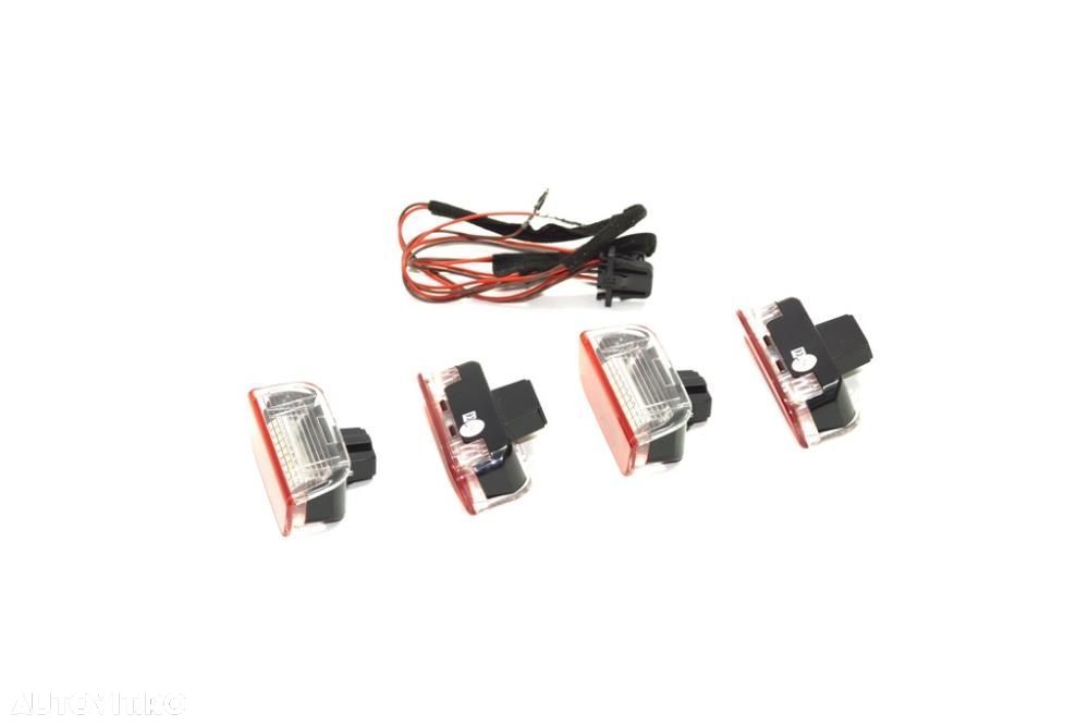Lampi LED lumina rosie/alba avertizare usi VW Golf 5, Golf 6, Passat - 6