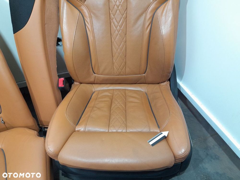 BMW 7 G11 FOTELE KANAPA BOCZKI COGNAC NARI - 3