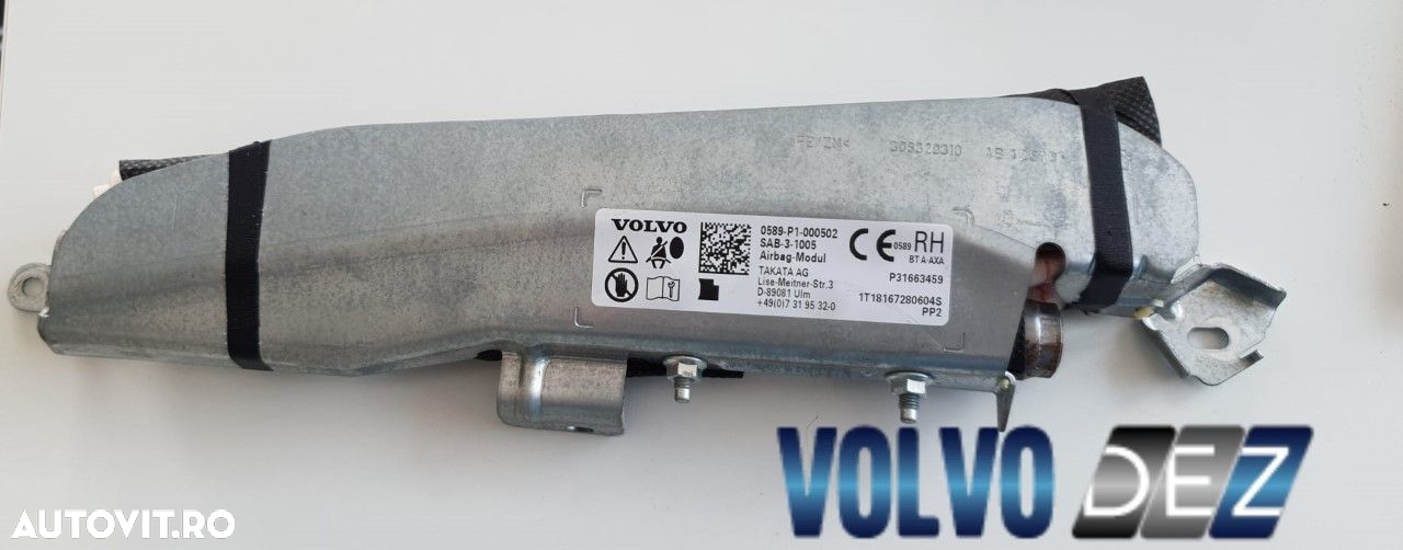 Airbag scaun dreapta VOLVO XC60  31663459 - 2