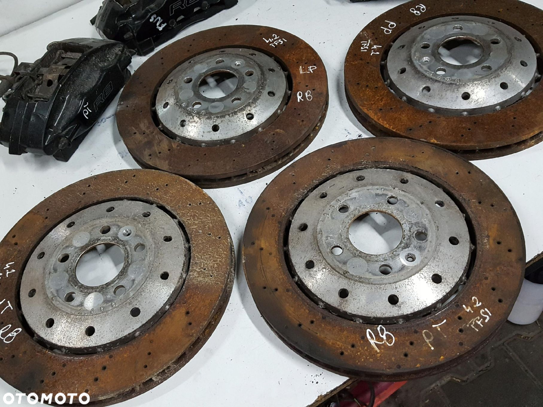 AUDI R8 420 06r- HAMULCE TARCZE ZACISKI - 5