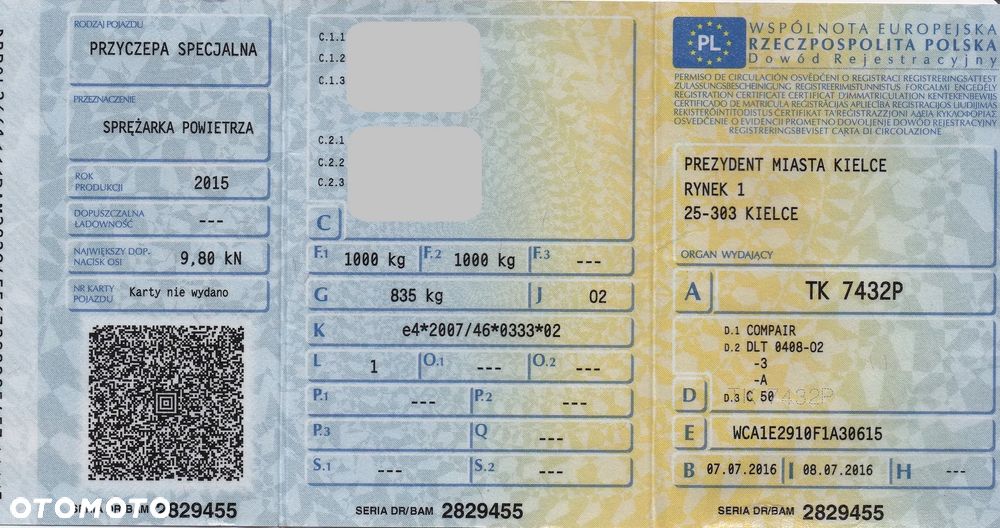 Compair C 50  5 m 3 KOMPRESOR MOBILNY KRAJOWY I WŁAŚCICIEL SERWISOWANY - 18