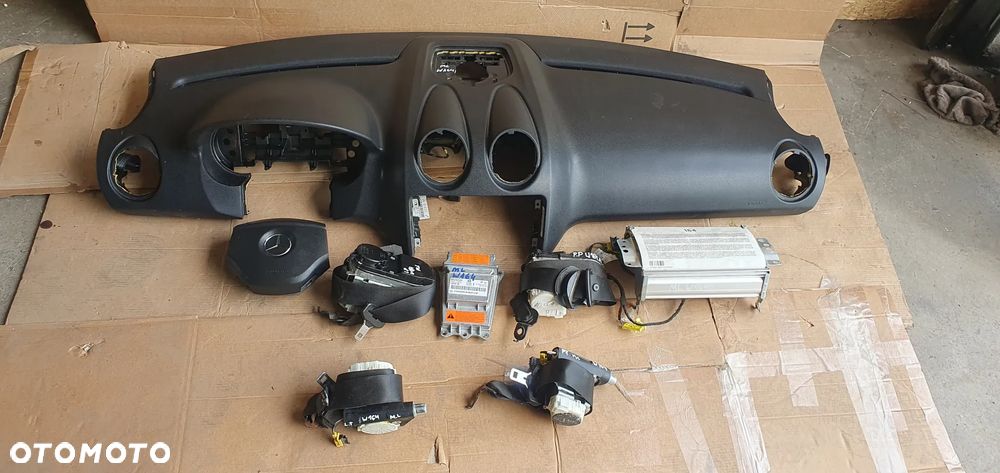 Konsola poduszki pasy AIRBAG zestaw naprawczy Mercedes ML W164 - 12