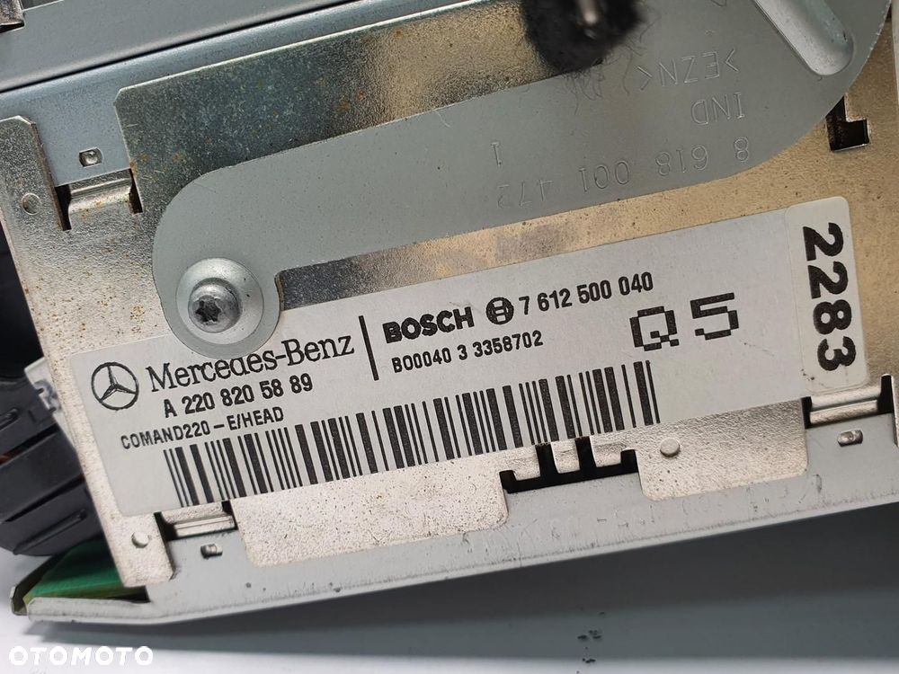 RADIO NAWIGACJA MERCEDES W220 LIFT A2208205889 - 9