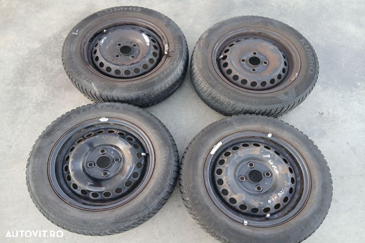 Jante tabla cu anvelope 14 - set 124R-000593 51/2JX14 175/65 R14 124R - 2