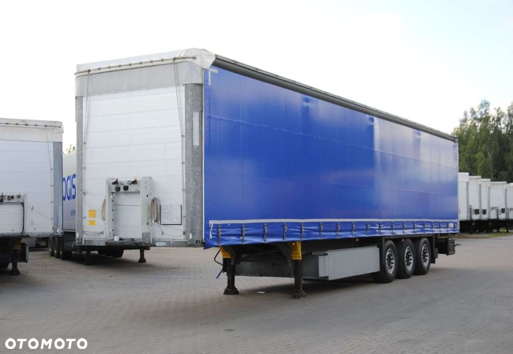 Schmitz Cargobull SCS kurtyna, podnoszona oś - 8