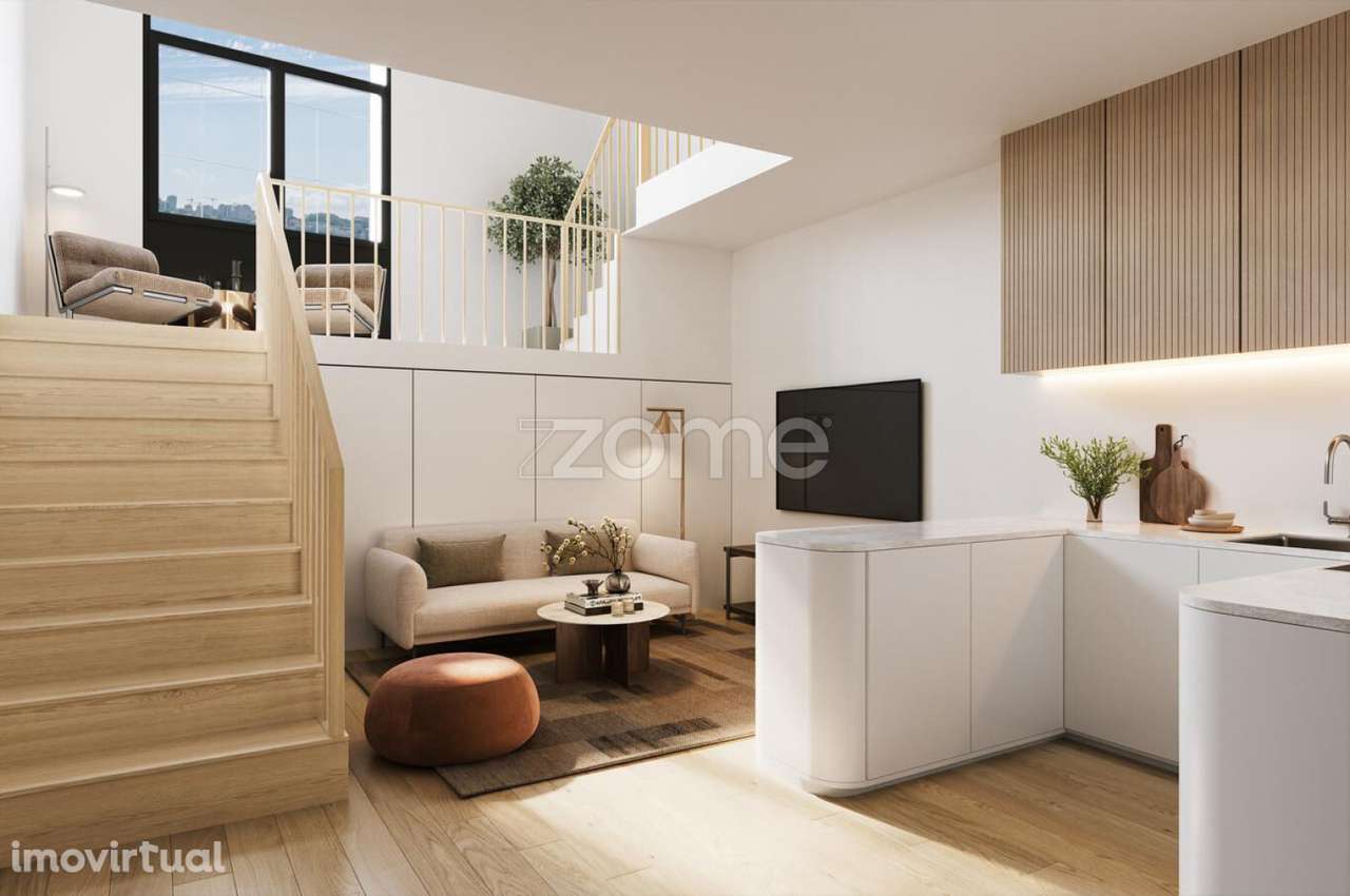 Apartamento T1+1 Cais da Pescaria Gaia (Fração C vista rio) - Grande imagem: 3/18