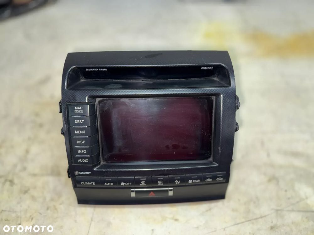 Radio Radioodtwarzacz Nawi Toyota Land Cruiser 200 LC200 86111-60280 - 1