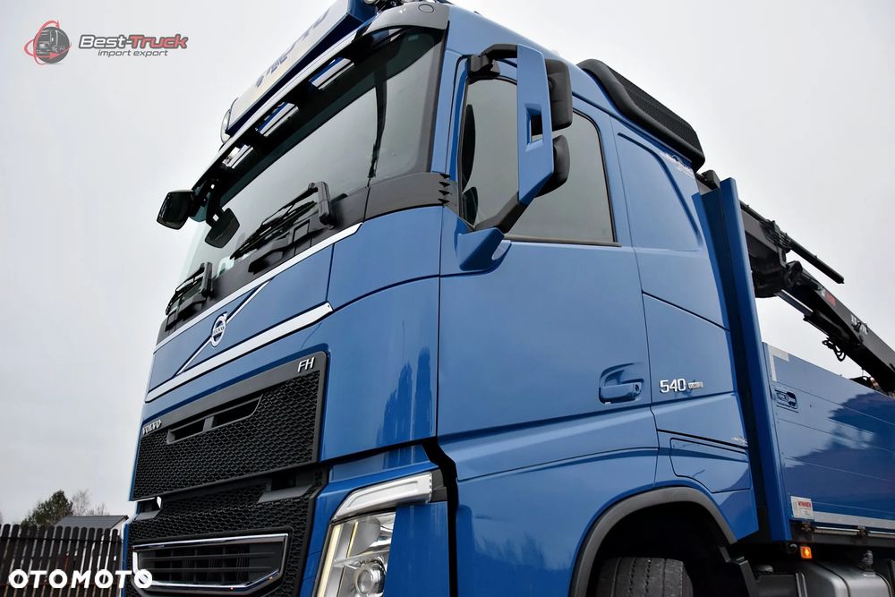 Volvo FH 540 / 6X2 / CAŁY NA PODUSZKACH /  OŚ SKRĘTNA PODNOSZONA  / HDS HIAB K177 PRO / ROTATOR / SKRZYNIA 6,7 M  / - 30