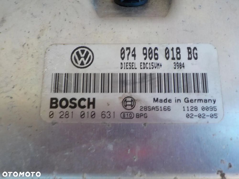 VW T4 2.5 TDI KOMPUTER STEROWNIK 074906018BG IMMO - 3