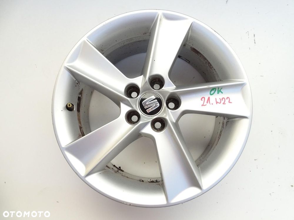 ALUFELGI FELGI 16 5x100 7" ET 43 6J0601025L SEAT IBIZA IV VW POLO 6R FABIA - 3
