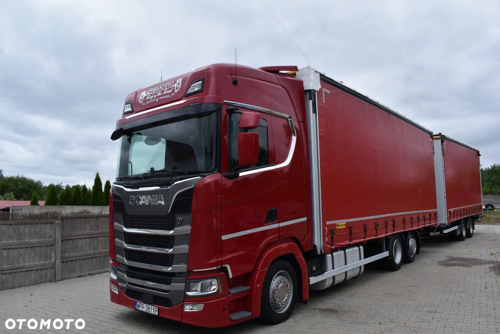 Scania S500 Tandem 2021 + Wielton | Zestaw przestrzenny |Podnosz