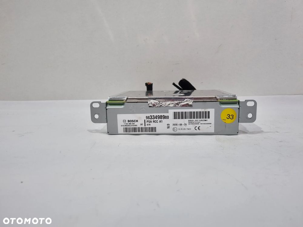 PEUGEOT 308 T9 3008 II 5008 II RADIO NAWIGACJA 9833498980 - 1