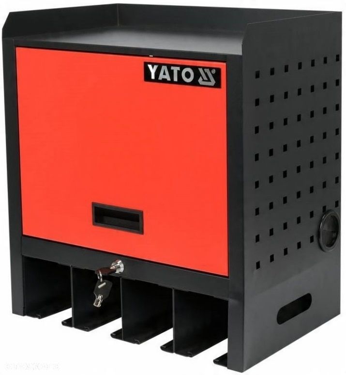 YATO METALOWA SZAFKA NA ELEKTRONARZĘDZIA NARZĘDZIA 4 GNIAZDA 480x430x280 mm - 1