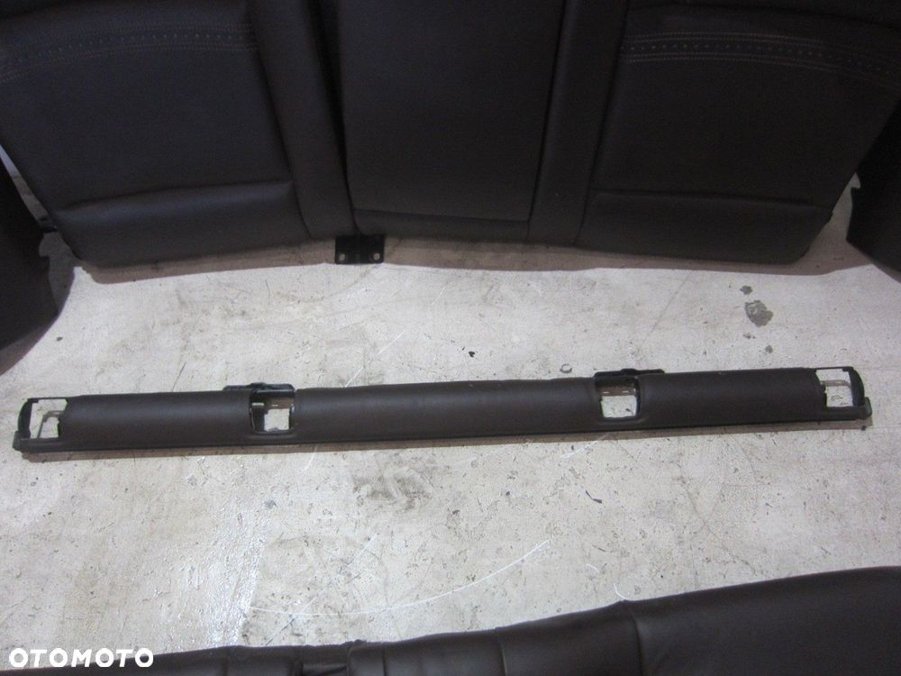 BMW 5 F10 KANAPA TYLNA SIEDZISZKO BRĄZOWE BRĄZ MOKKA SZEW NAPPA 7358698 - 9