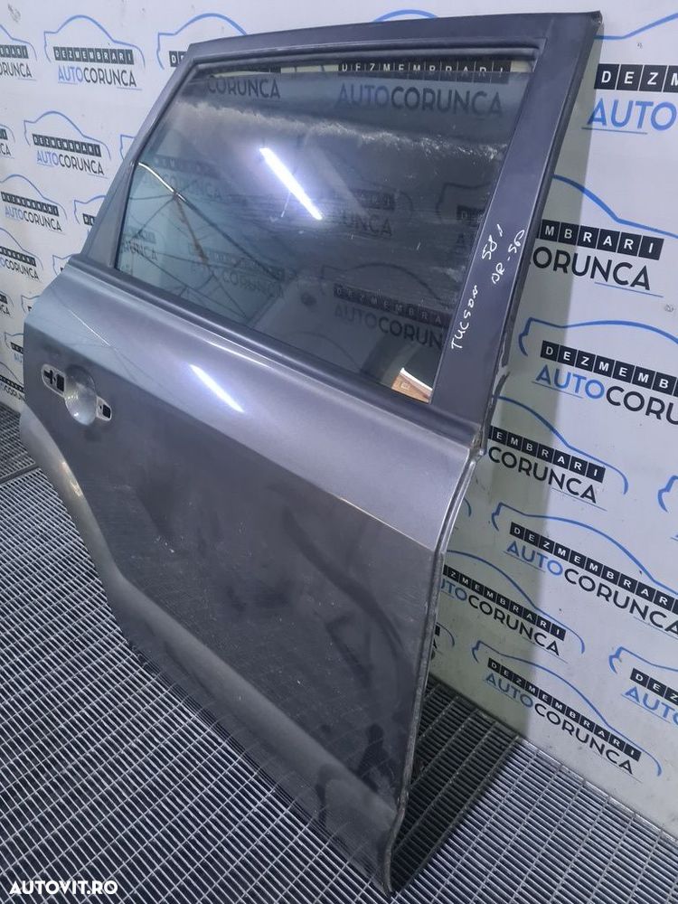 Usa Dreapta Spate Hyundai Tucson 2006 - 2010 SUV 4 Usi Gri F2 (581) FĂRĂ MÂNER EXTERIOR - 1