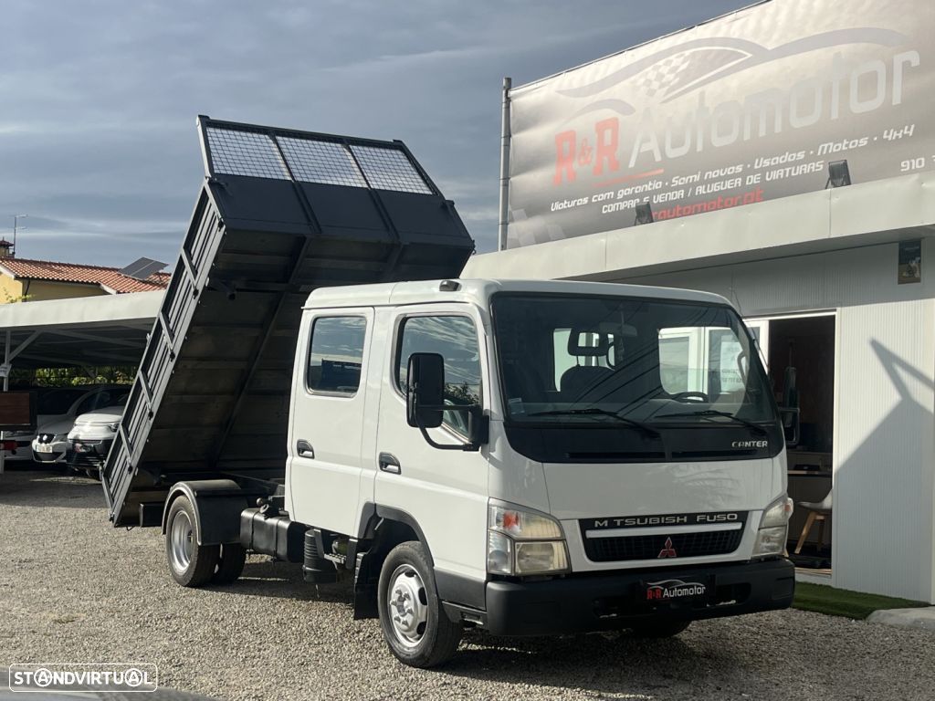 Mitsubishi canter fuso 3.0 cab. dupla tri-basculante - 1