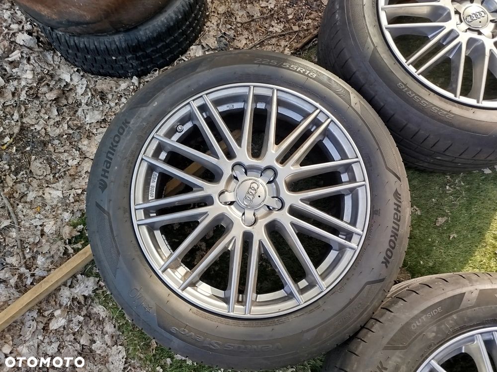 Koła VW Tiguan Skoda Kodiaq Audi Q2 Q3 8jx18 5x112 ET42 Hankook 225/55R184x95% bieznika - 5
